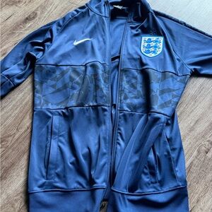 Nike Navy England National Team Soccer  Jacket Large, excellent condition